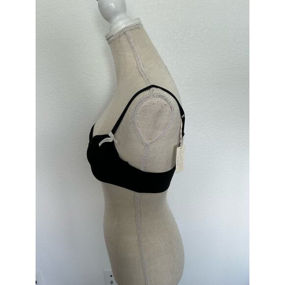 Aerie Smoothez Balconette Black Mesh Bra - 36B - Picture 3 of 4